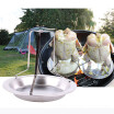 Chicken Duck Holder Rack Grill Stand Asado BBQ Rib Antiadherente Acero Inoxidable