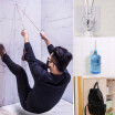 〖Follure〗12x Strong Transparent Suction Cup Sucker Wall Hooks Hanger For Kitchen Bathroom