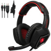 SADES R9 PC Gaming Headsets 35mm Wired Earphone Over Ear Game Headphone with Microphone LED Light Volume Control for PC