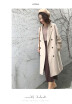 The 2018 autumn&winter new woollen outerwear womens long style hand-made double-side cashmere woollen coat