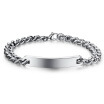 Top Quality 316L Stainless Steel Couples Lovers Link Chain Bracelet Never Fade Punk Style Bangle Unisex wristband