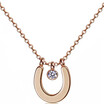 YISHIZHIAI Horseshoe Pendant U-shaped Simple Necklace 4458
