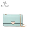 BAFELLI autumn&winter women shoulder bag split leather chains for women crossbody bag bolsos mujer Mint Green pink womens mess