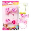 Barbie hair tools Hair band Elastic band combination Children series 2 pair of rope 1 star 1 magic band 1 pair clip Acrylic hair tool color random