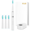 Magic Toothbrush S1 Sonic electric toothbrush send 4 brush head Wireless induction charging 31 days long continuous sound vibration deep cleaning blue