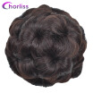 Chorliss Curly Chignon Hair Clip In Plastic Comb Elastic Bun Hairpieces High Temperature Fiber 5 Colors With Pure Color 1 pc