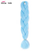 Ishow 24inch Synthetic Braiding Hair Pure Color HighTemperature KanekalonJumbo Braid Hair Extensions Crochet Yaki Texture 1pc100g