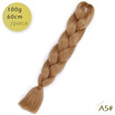 AISI HAIR 100gpcs 24inch Kanekalon Jumbo Braids Hair Ombre Two Tone Colored Synthetic Hair for Dolls Crochet Hair