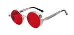 Round Metal Sunglasses Steampunk Men Women Fashion Glasses Brand Designer Retro Vintage Sunglasses UV400