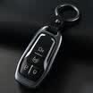 Huafu Ford Key Bag Explorer Taurus Mustang Key Bag Buckle Case Moonlight Silver - Gift Box Smart B
