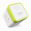 Good work lengon a four-socket converter Rubik&39s Cube power outlet patch panels Multi-functional vertical control of the new national standard wireless XD-Q604 green