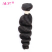 ALot Hair Loose Wave Brazilian Virgin Human Hair Bundles 1 Pcs Only Unprocessed Brazilian Loose Curl 100 grams Bundle