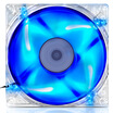 SAMA game storm 8CM blue chassis fan LED Blu-ray small 3 fight big fight interface aerodynamics low noise efficient cooling