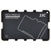 JJC MCH-MSD10GR ultra-thin memory card holder SLR camera memory card holder TF card digital portable storage card package gray card cartridge can put 10 MSD TF card