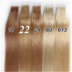 Tape In Human Hair Extensions Natural Color 18 22 24 60 613 Brazilian Peruvian Indian Malaysian Skin Wefts Remy Hair 40glot