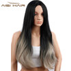 AISI HAIR Long Hairstyles For Women 30 Brown Ombre Wig Synthetic Hair 5 Colors Available