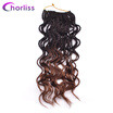 14 inch Curly Senegalese Twist Crochet Braids 35 Roots Synthetic Braiding Hair Extension Low Temperature Fiber 6pcspack