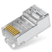 Victory shengwei RC-6050 engineering grade six Gigabit crystal head 50 box computer network broadband cable connector CAT6 shielded metal 8-pin RJ45 crystal head