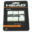 Heide HEAD tennis racket sweatband Prime Regular super viscous hand glue outer grip leather handle leather white 3
