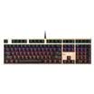 Dalu dareu 108 key mixed 108 version of mechanical alloy mixed version of the game backlit mechanical keyboard black gold green axis Jedi survival chicken sharps