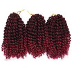 8 inch Ombre Marlybob Crochet Braids 3pcspack Afro Kinky Twist Hair 90gpack Synthetic Crochet Hair Extensions