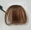 100 Real Human Hair Clip in Flat Fringe Light Breathable Air Bangs Hand Tied Bang Front Hairpiece