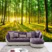 Photo Wallpaper Modern 3D Stereo Forest Sunshine Nature Scenery Photo Wall Murals Living Room TV Sofa Backdrop Wall Home Decor