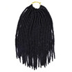 12 inch Synthetic Braids Hair 24 Roots Faux Locs Crochet Hair Extensions 1 pack