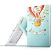 Illustrator billion color Apple iPad mini4 protective sleeve shell cartoon shatter-resistant leather holder illustrator Fun Trolltech series joy balloons lying