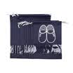 Shoes storage bag non-woven shoes travel set bag 5 large 5 medium 10 pieces navy