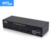 eKL KVM switch 2 port USB multi-computer VGA switcher video KVM manual two in one out shared mouse&keyboard display printer sharing device 21A