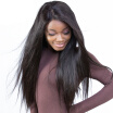 9A Pre Plucked Natural Hairline Lace Front Human Hair Wigs With Baby Hair Brazilian Virgin Straight Wigs For Black Women