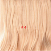24 inch Wavy Clip in Hair Extensions Synthetic Heat Resistant Fiber Pure Color 4 Clips 190gpc 17 Colors Available