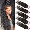 Brazilian Water Wave Virgin Human Hair Extension 5 Bundles 8A Unprocessed Peruvian Indian Malaysian Remy Human Hair Weave Weft