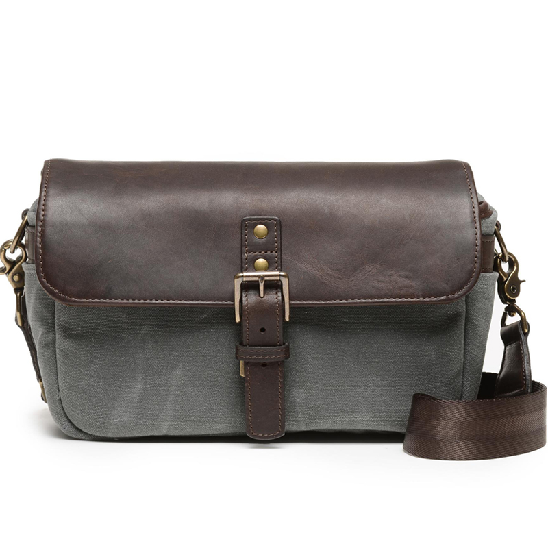ONA ONA014NVY The Bowery Shoulder Tilt SLR Camera BagFootball Canon Fujia Mini Photo Bag Vintage Casual Canvas Bag Oxford Blue