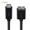 Belkin Type-CUSB31 USB-C Micro USB Phone Data Cable Charging Cable Black 1 Meter