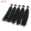 Alot Hair Malaysian Deep Wave 5 pcs Remy Hair Extension Fast Shipping