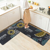 Jiangnan Floor Mat kitchen bathroom anti-slip door mat 2 PCs