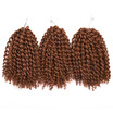 8 inch Ombre Marlybob Crochet Braids 3pcspack Afro Kinky Twist Hair 90gpack Synthetic Crochet Hair Extensions