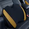 ICAROOM car waist memory foam car waist back cushion office seat pillow cushion car four seasons universal lumbar pillow I-605MAC-Y olive yellow