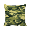 Camouflage Line Art Grain Illustration Pattern Square Throw Pillow Insert Cushion Cover Home Sofa Decor Gift