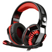 Inaugural KOTION EACH G2000 second-generation computer gaming headset desktop desktop headset with bass mic microphones must eat black&red