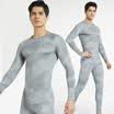 ALMOND ALPINT MOUNTAIN tight-fitting men&39s long-sleeved sports compression clothing comfortable breathable fitness clothes fast-drying skinny elastic clothes 650-954 pants black XL