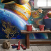 Custom Large 3D Mural Wallpaper Space Universe Childrens Bedroom Gallery Background Wall Painting Frescoes Papel De Parede Sala