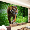 Custom Photo Wall Paper 3D Tiger Living Room TV Background Wall Mural Large Wall Painting Non-woven Wallpaper For Bedroom Walls