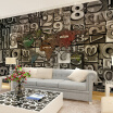 3D photo wallpaper European stereo 3D metal relief living room bedroom non-woven wallpaper personalized custom mural