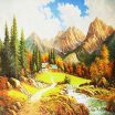 Custom Photo Mural Wall Paper 3D Landscape Oil Painting Fresco Nature Wallpaper Living Room Bedroom Backdrop Wall Home Decor 3 D