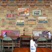 Custom 3d mural wallpaper Retro brick wall wallpaper living room bedroom wallpaper mural