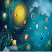 3D Mural Wallpaper For Wall Astronomical Dream Outer Space Planet Oil Painting Creative Wall Paper For Kids Room Living Roomb