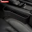 Rapid car seat quilted storage box car gap box car built-in bag storage box creative multi-function car supplies water cup upgrade models brown master driving